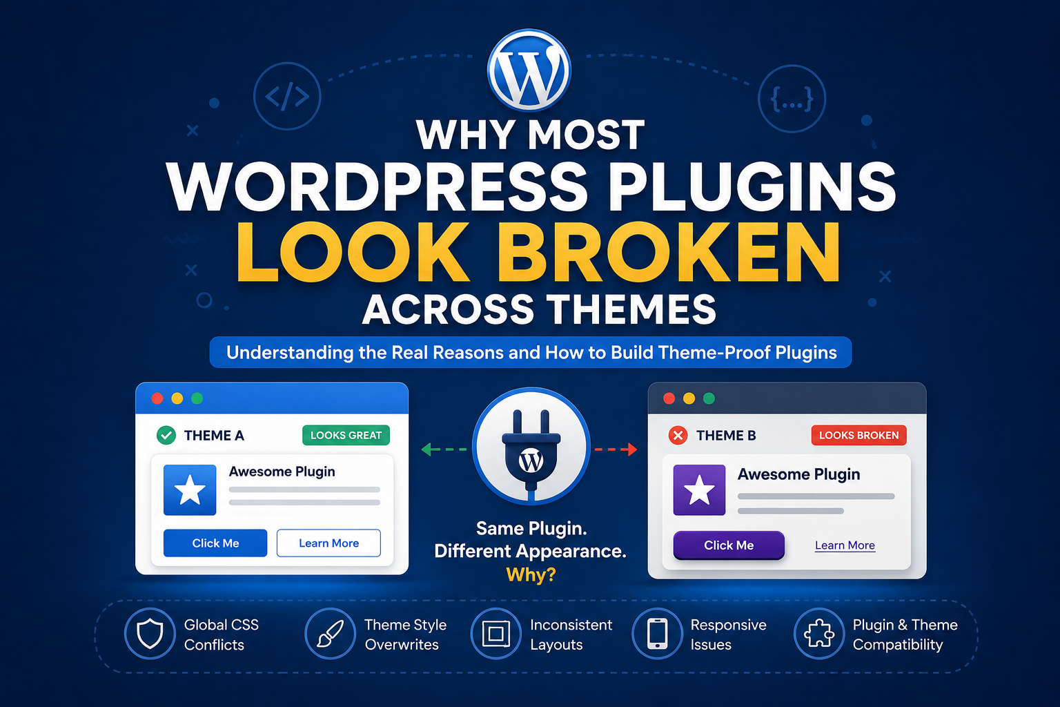 Why Most WordPress Plugins Look Broken Across Themes