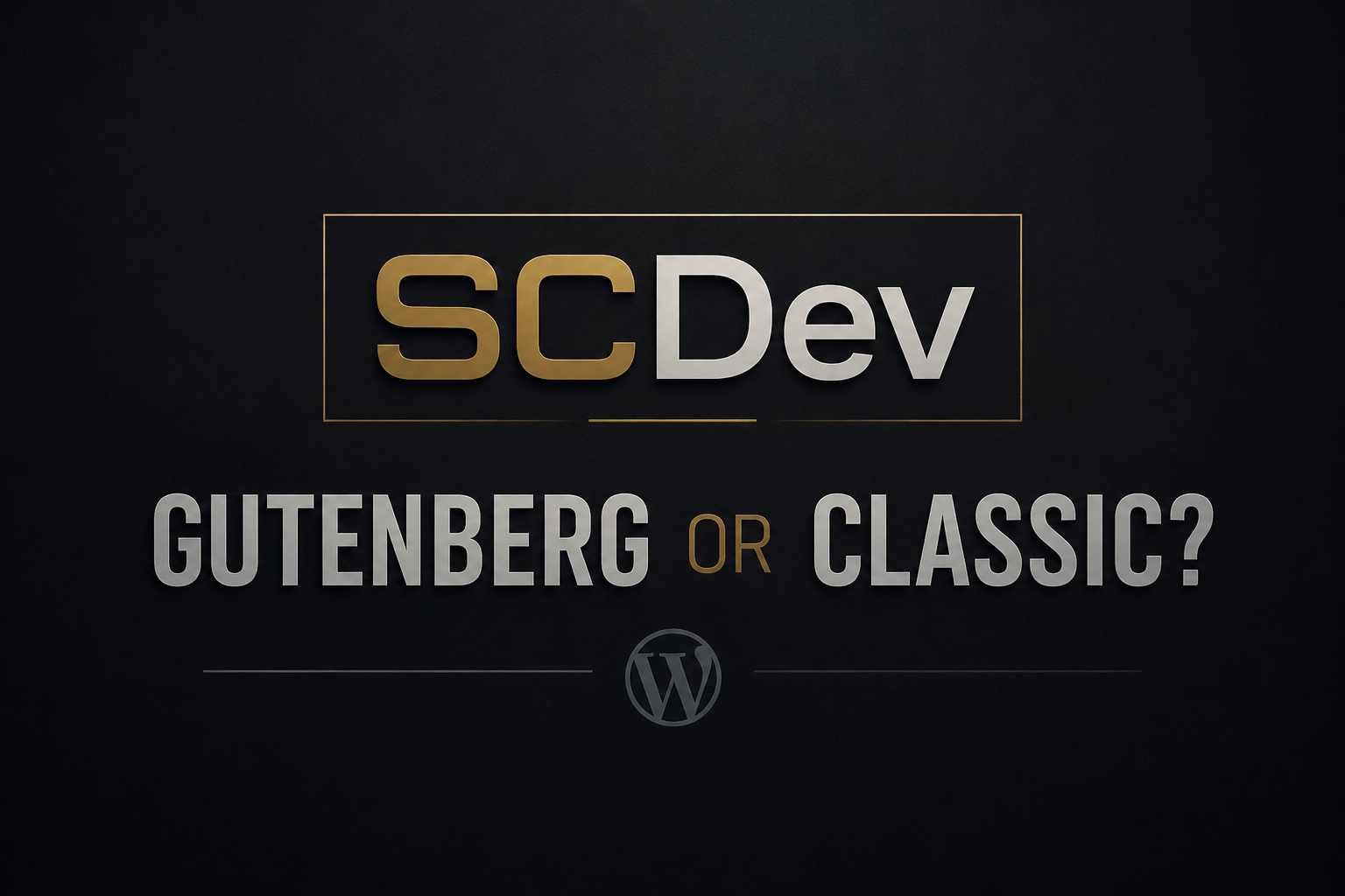 🧩 WordPress Block Editor vs Classic Editor